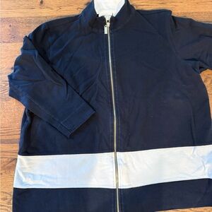Liz Claiborne Women's Navy and White petite jacket